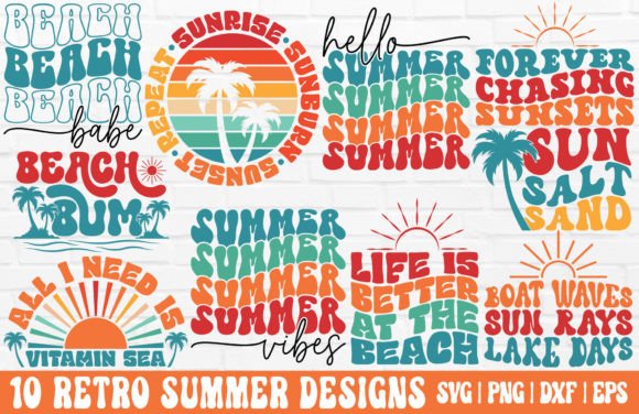 Download Retro Summer SVG Bundle - Summer PNG - Summer svg Collection