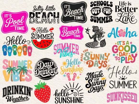 Download Summer SVG Bundle, Summer Svg, Beach Svg - Summer svg Collection