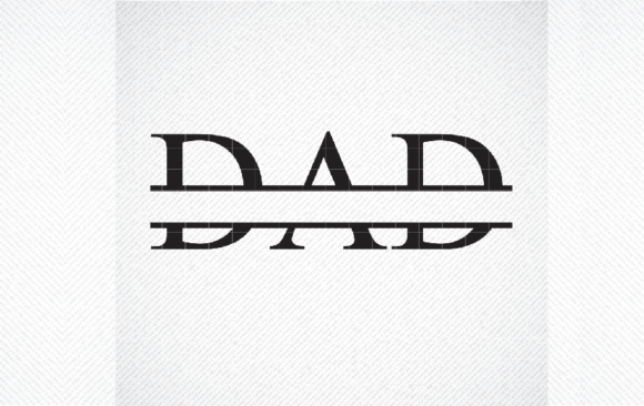 Download Dad Split Monogram SVG Graphic - Dad Collection