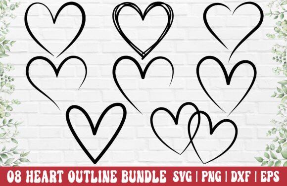Download Heart Outline SVG PNG - Open Heart SVG - Heart Collection