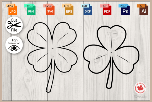 Download Shamrock Outline - Shamrock Collection