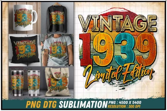 Download Vintage 1939 Limited Edition Retro Round - 1939 Collection