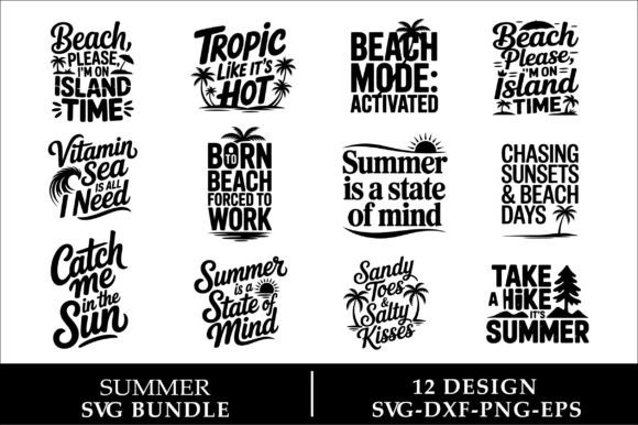 Download Summer Svg Design Bundle, Beach Svg - Summer svg Collection