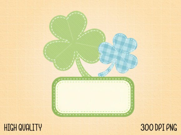 Download St Patrick’s Day Shamrock Label PNG - Shamrock Collection