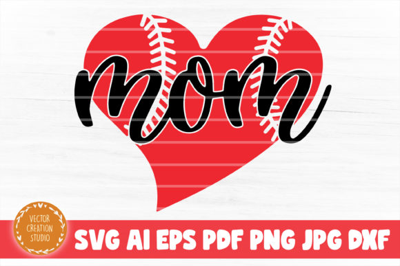 Download Baseball Mom Heart Svg - Heart Collection