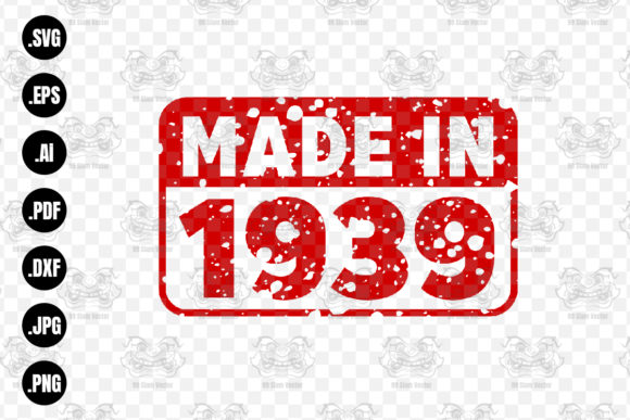 Download Made in 1939 Rubber Texture Stamp&nbsp;&nbsp; - 1939 Collection
