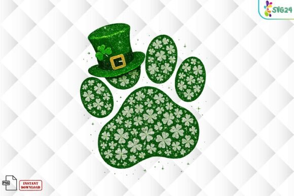 Download St Patrick Shamrock Paw PNG - Shamrock Collection