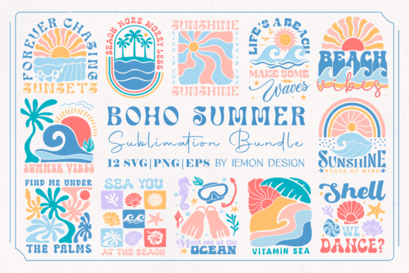 Download Boho Summer SVG Bundle - Summer svg Collection