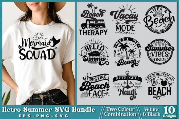 Download Retro Summer SVG Bundle - Summer svg Collection